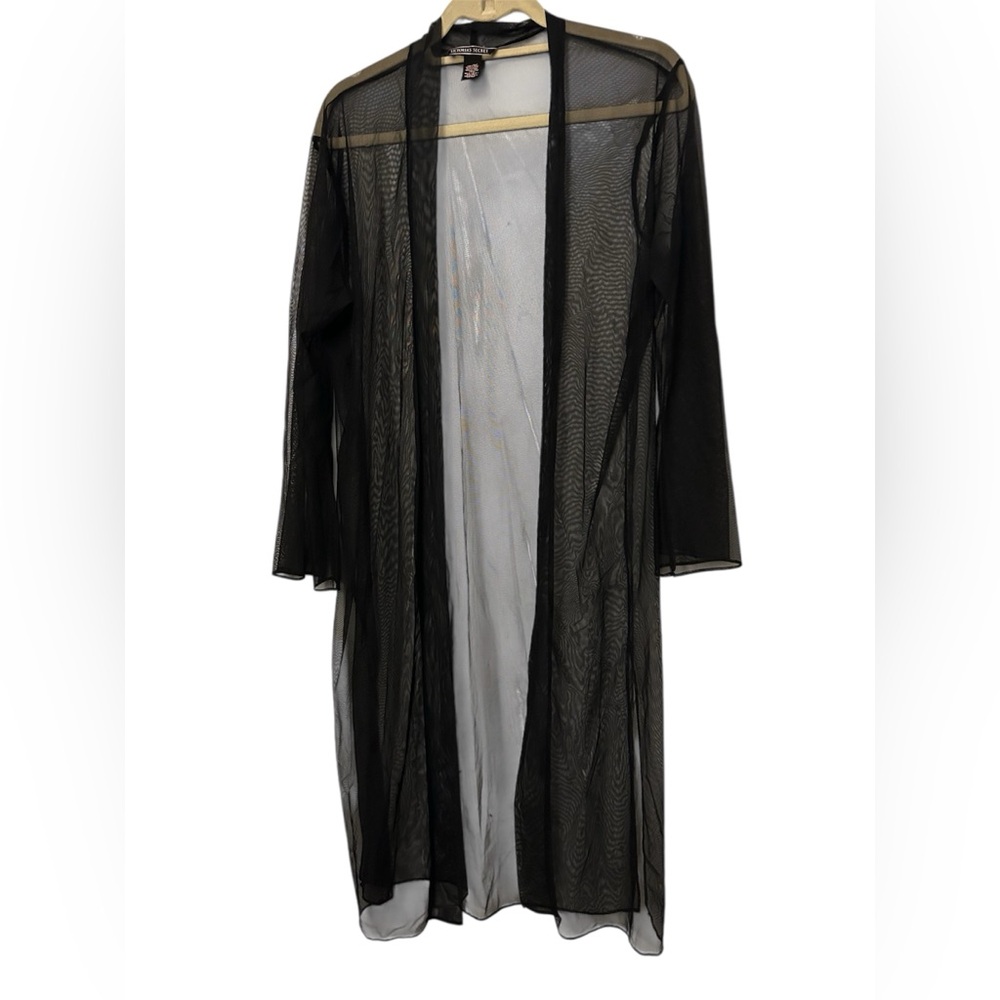 Victoria's‎ Secret Black Sheer Robe Lingerie Size XS- Small